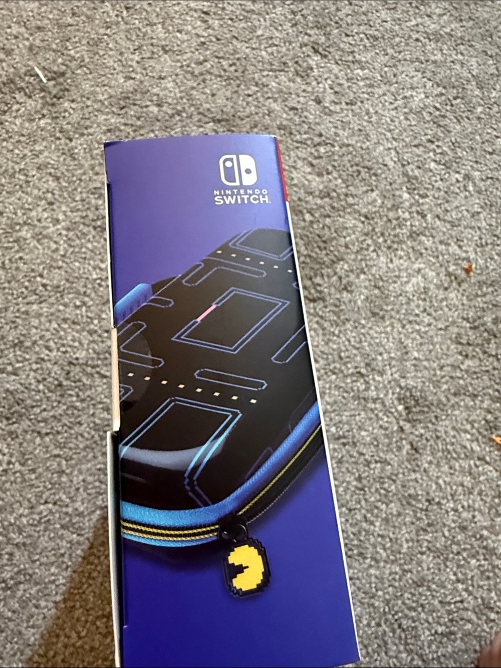 Nintendo Switch PAC-MAN Protective Carry Case - Black/Blue - Picture 4 of 5